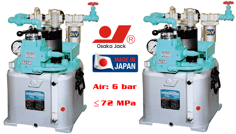 Bơm thủy lực khí nén Osaka GHA1-GR, Osaka air hydraulic pump GHA1-GR